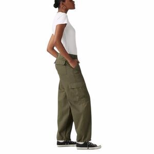 Levi's '94 Baggy Cargo Pants New Women's Sz 26 x 32 Khaki Green Utility Skater